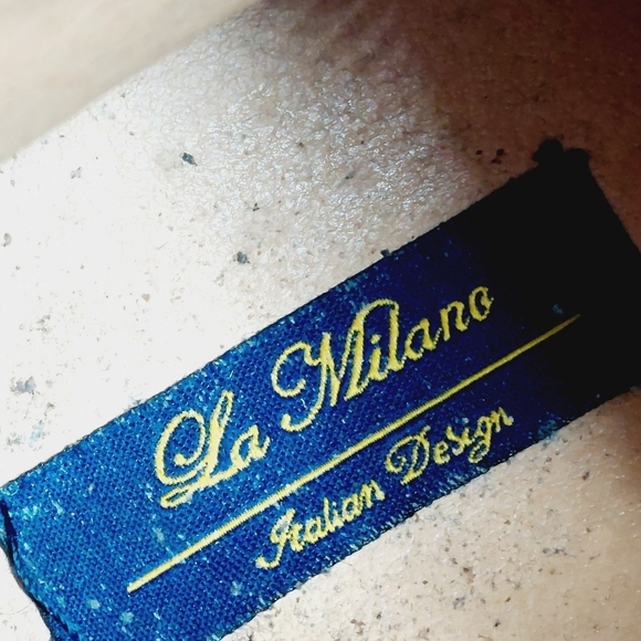 La Milano Men's Burgundy Leather Lace Up Cap Toe Brogue Ankle Boot C373 - Picture 9 of 13